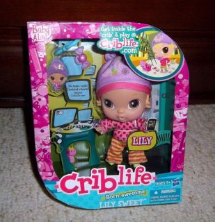 NIB* BABY ALIVE Crib Life Doll LILY SWEET Born Awesome!