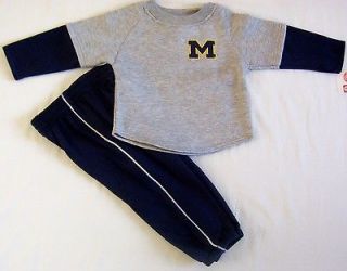 Michigan Wolverines Toddler Jog Sweat Suit NWT size 2T