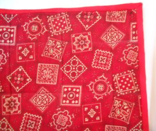 Handmade Quilted Dog/Pet/Baby Blanket   Red Bandana