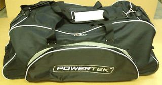Brand New Powertek Hockey Equipment Bag With Wheels All Sizes and 