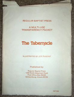    Use Transparency Packet on The Tabernacle   A Regular Baptist Press