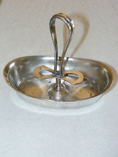 USN U.S. NAVY SILVER SOLDERED REED & BARTON CONDIMENT TRAY