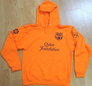  FCB Hooded Sweatshirt Hoody Shirt Jersey Hoodie Orange Barca Messi