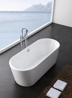 Bathtub Freestanding   Acrylic Bathtub   Soaking Tub   Modern Bathtub 