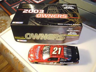 2003 Owners Series Limited Edition #21 Ricky Rudd Motorcraft Car 