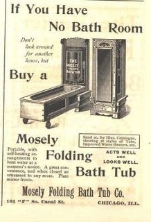 folding bathtub