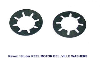 Revox Tape REEL Motor Bellville Thrust Washers for A77, B77, PR99 