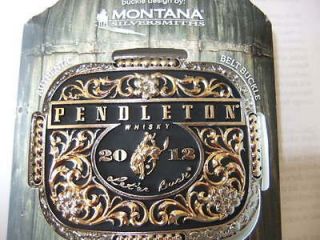 Montana silversmith 2012 Pendleton Belt buckle