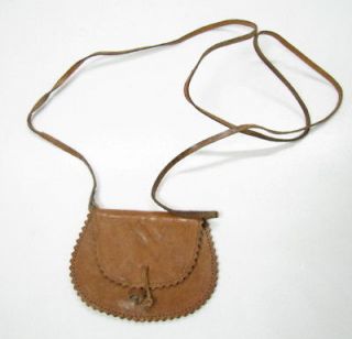 VINTAGE BROWN LEATHER NAPPA DEPEND MINI PURSE WALLET