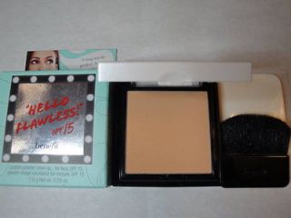 BENEFIT HELLO FLAWLESS SPF15 CUSTOM POWDER FOUNDATION SPOT COVER UP T 