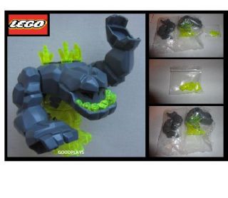 Lego Power Miners Geolix Large Rock Monster Neon Green Minifigur 8963 