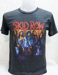Skid Row Vintage Rock Nice Cool Men Thin&Soft Elastic Jersey T Shirt 