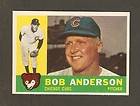 1960 Topps #412 Bob Anderson Chicago Cubs Ex MINT+