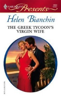 The Greek Tycoons Virgin Wife by Helen Bianchin 2007, Paperback 