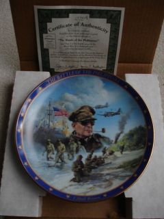 WWII A REMEMBERANCE BATTLE OF PHILIPPINES BRADFORD COLLECTOR PLATE 