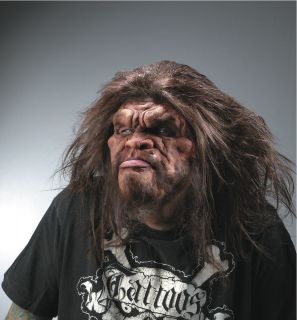 Geico Caveman Bigfoot Makeup Appliance Foam Latex Face