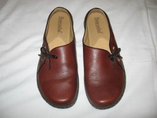 Bjorndal Victoria Brown Leather Slip On Sandals 8 1/2