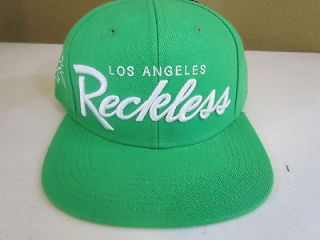 NWT Young and Reckless Letterman Snapback Flat Bill Hat One Size 