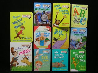 HUGE set of 8 Bright and Early Board + books Dr. Seuss+