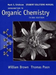  Chemistry, Student Solutions Manual by William H. Brown and Thomas 