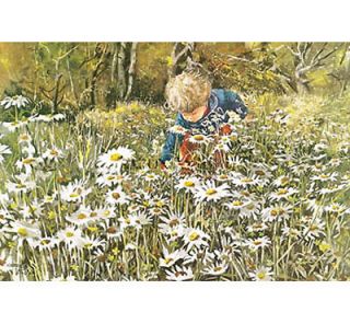 SEA OF DAISIES by Carolyn Blish CHILD IN A SEA OF DAISY