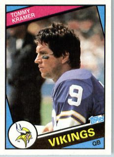 1984 Topps # 293 Tommy Kramer Minnesota Vikings