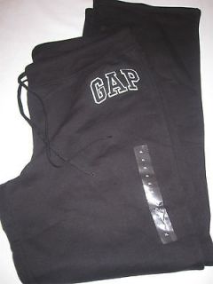 NWT Womens Gap Black Lounge Sweatpants Sweats M Medium