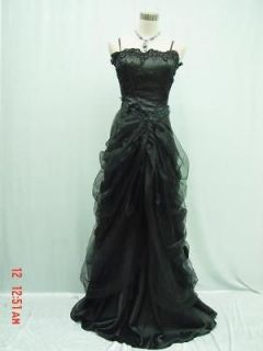 black lace prom dresses in Wedding & Formal Occasion