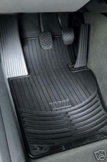 BMW OEM X6 All Weather Rubber Floor Mats   BLACK