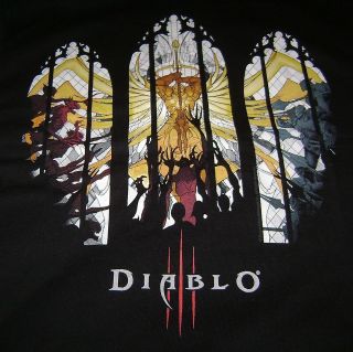   III 3 STAINED GLASS T SHIRT S SMALL NEW BLIZZARD GAME SANCTUARY TEE 3