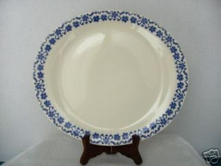 Cambridge Universal Pottery Camwood Ivory Platter Blue