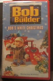 BOB THE BUILDER BOBS WHITE CHRISTMAS VHS NEW SEALED