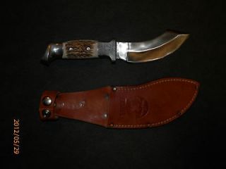 Original Rudy Ruana Knife   Early 1970s Collector Piece w/ Sheath 