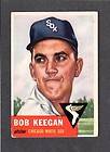 1953 TOPPS #196 Bob Keegan CHICAGO WHITE SOX VG +
