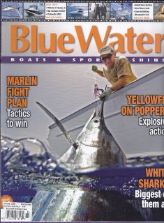 BLUE WATER MAGAZINE MARLIN FIGHT PLAN YELLOWFIN ON POPPERS WHITE 