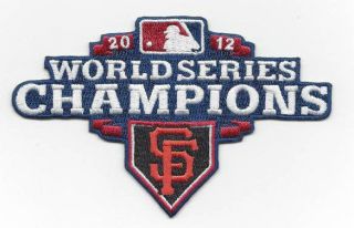Official MLB Patch San Francisco SF Giants World Series Champions 2012