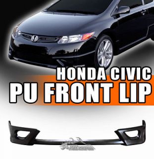   Sport PU Front Bumper Lip Spoiler Body Kit (Fits 2006 Honda Civic Si