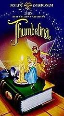 RARE Warner Brothers Family Entertainment Thumbelina Clam Shell VHS 