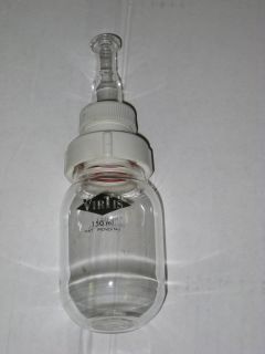 Virtis 150ml Lyophilization Glass Bottle, Lyophilizer H@