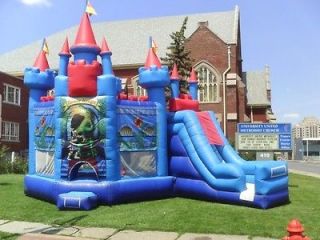   Inflatable Bounce House Moonwalk Slide Castle Jumper Bouncer clsb