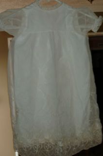VINTAGE CHRISTENING GOWN WITH BONNET