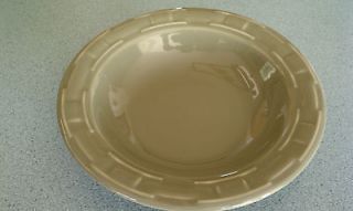 Longaberger Pottery Small Pasta Bowl SAGE green Woven Traditions New