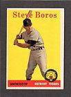 1958 Topps 81 Steve Boros Detroit Tigers