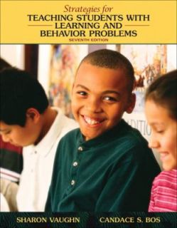   Problems by Sharon R. Vaughn and Candace S. Bos 2008, Paperback