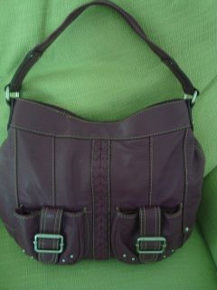 199  Tignanello Glove Leather Pocket Hobo w/ Braided Accent
