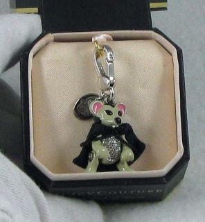 Juicy Couture Mouse DRACULA CHARM Halloween 2011 Ltd Edition NWT