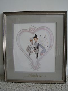 RARE & RETIRED P BUCKLEY MOSS PRINT SUMMER LOVE 1983~DOUBLE SIGNED 