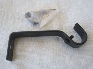 Metal Curtain Drapery Rod Brackets, Non Adjustable, NEW , Fits 5/8 or 