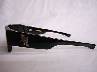 LowRider Shades DAYNAS PLAIN Authentic Black Sunglasses NWT New With 