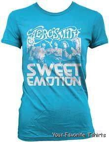 Licensed Aerosmith Sweet Emotion Women Junior Shirt S XL